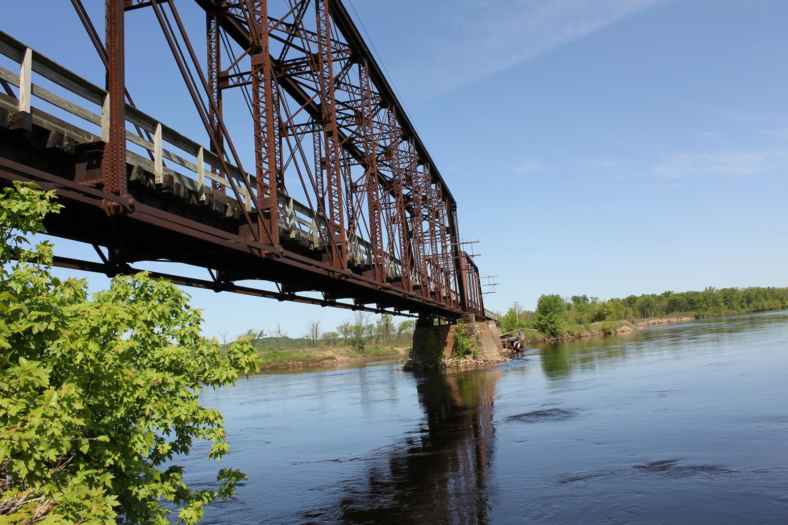 Looking north